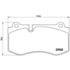 Image de 4 plaquettes de frein brembo p 50 074
