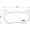 Image de 4 plaquettes de frein brembo p 52 018