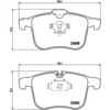 Image de 4 plaquettes de frein brembo p 59 049