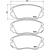 Image de 4 plaquettes de frein brembo p 59 054