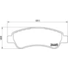Image de 4 plaquettes de frein brembo p 61 091