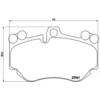 Image de 4 plaquettes de frein brembo p 65 016