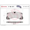 Image de 4 plaquettes de frein brembo p 65 017