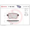 Image de 4 plaquettes de frein brembo p 68 043