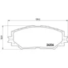 Image de 4 plaquettes de frein brembo p 83 082