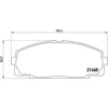 Image de 4 plaquettes de frein brembo p 83 092