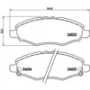 Image de 4 plaquettes de frein brembo p 83 094