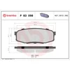 Image de 4 plaquettes de frein brembo p 83 098