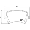 Image de 4 plaquettes de frein brembo p 85 095
