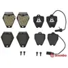 Image de BREMBO Plaquettes de frein X4 pour AUDI: S4, A6, A4 (Ref: P 85 096)