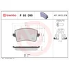 Image de 4 plaquettes de frein brembo p 85 099