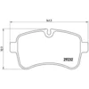 Image de 4 plaquettes de frein brembo p a6 027