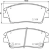 Image de 4 plaquettes de frein brembo p 30 096