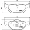 Image de 4 plaquettes de frein brembo p 06 038x