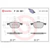 Image de 4 plaquettes de frein brembo p 24 061x