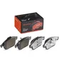 Image de 4 plaquettes de frein brembo p 68 047x
