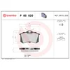 Image de 4 plaquettes de frein brembo p 85 020x