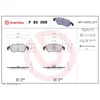 Image de 4 plaquettes de frein brembo p 85 098x