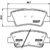 Image de 4 plaquettes de frein brembo p 30 101