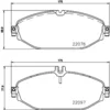 Image de 4 plaquettes de frein brembo p 50 124
