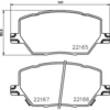 Image de 4 plaquettes de frein brembo p 23 164