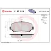 Image de 4 plaquettes de frein brembo p 37 019
