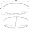 Image de 4 plaquettes de frein brembo p 30 077