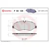 Image de 4 plaquettes de frein brembo p 50 129