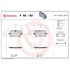 Image de 4 plaquettes de frein brembo p 85 150