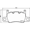 Image de 4 plaquettes de frein brembo p 65 037