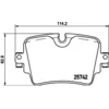 Image de 4 plaquettes de frein brembo p 36 033