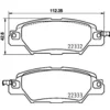 Image de 4 plaquettes de frein brembo p 49 053
