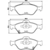Image de 4 plaquettes de frein brembo p 83 159