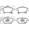 Image de 4 plaquettes de frein brembo p 24 173