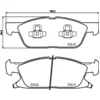 Image de 4 plaquettes de frein brembo p 24 188