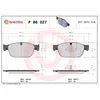 Image de 4 plaquettes de frein brembo p 86 027