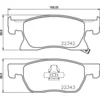Image de 4 plaquettes de frein brembo p 59 092
