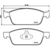 Image de 4 plaquettes de frein brembo p 24 199