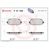 Image de 4 plaquettes de frein brembo p 37 020