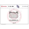 Image de 4 plaquettes de frein brembo p 06 096