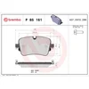Image de 4 plaquettes de frein brembo p 85 161