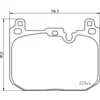 Image de 4 plaquettes de frein brembo p 06 097