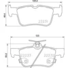 Image de 4 plaquettes de frein brembo p 24 201