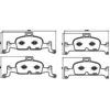 Image de 4 plaquettes de frein brembo p 85 164