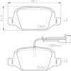 Image de 4 plaquettes de frein brembo p 23 181