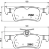 Image de 4 plaquettes de frein brembo p 24 204