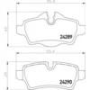 Image de 4 plaquettes de frein brembo p 06 103