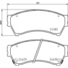Image de 4 plaquettes de frein brembo p 49 060