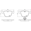 Image de 4 plaquettes de frein brembo p 06 053