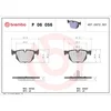 Image de 4 plaquettes de frein brembo p 06 056